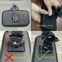 Rower motocykl uchwyt na telefon wodoodporny futerał na telefon torba na telefon dla iPhone Xs 11 Samsung s8 s9 mobilny stojak wsparcie skuter pokrywa 6
